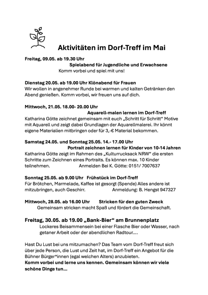 Dorf Bühne - Landkreis Höxter